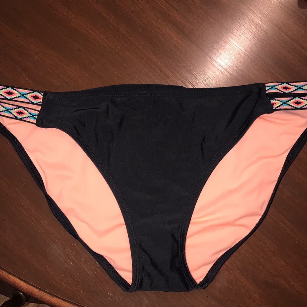 black bathing suit bottoms